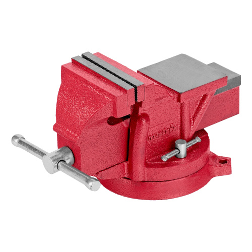 Тиски слесарные, 100 мм, поворотные, с наковальней Matrix по ценам производителя в Челябинске с доставкой по всей России