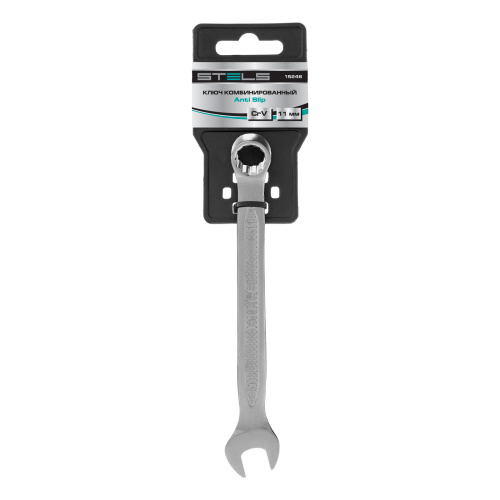 Ключ комбинированный, 11 мм, CrV, антислип Stels по ценам производителя в Челябинске с доставкой по всей России