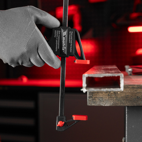 Струбцина универсальная, быстрозажимная, F-образная, 450 х 565 х 45 мм, пластиковый корпус Matrix по ценам производителя в Челябинске с доставкой по всей России