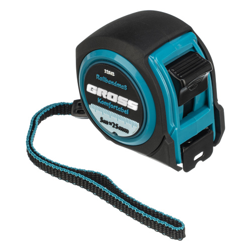 Рулетка Komfortabel 5 м х 25 мм,обрезиненный корпус Gross по ценам производителя в Челябинске с доставкой по всей России