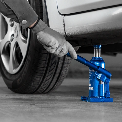 Домкрат гидравлический бутылочный телескопический, 2 т, H подъема 170-380 мм Stels по ценам производителя в Челябинске с доставкой по всей России