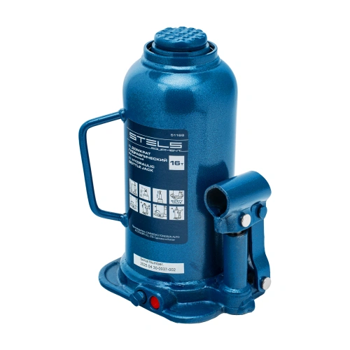 Домкрат гидравлический бутылочный, 16 т, h подъема 227-457 мм Stels по ценам производителя в Челябинске с доставкой по всей России