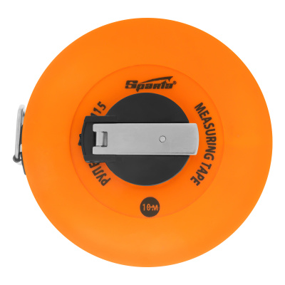 Рулетка геодезическая, 10 м х 12,5 мм, лента ПВХ, закрытый круглый корпус Sparta по ценам производителя в Челябинске с доставкой по всей России