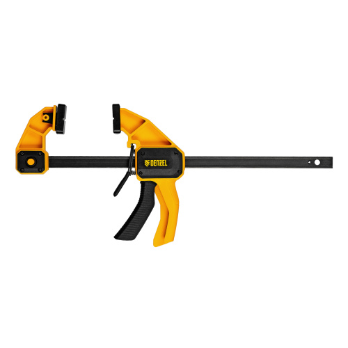 Струбцина F-образная, быстрозажимная, 300 х 80 мм, усиленный нейлоновый корпус Denzel по ценам производителя в Челябинске с доставкой по всей России