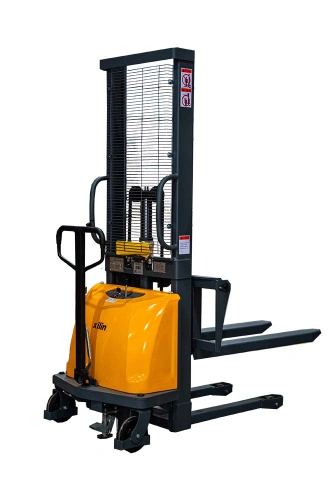 Штабелер гидравлический с электроподъемом 1,5 т 1,6 м XILIN CDD15B-E с раздвижными вилами по ценам производителя в Челябинске с доставкой по всей России