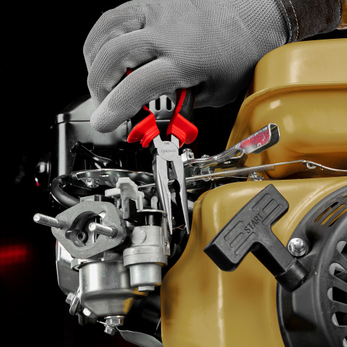 Длинногубцы прямые, 160 мм, хром-ванадий, двухкомпонентные рукоятки Matrix по ценам производителя в Челябинске с доставкой по всей России