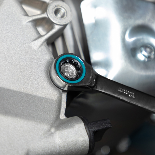 Набор ключей комбинированных с трещоткой, 8-19 мм, 7 шт, CrV Gross по ценам производителя в Челябинске с доставкой по всей России