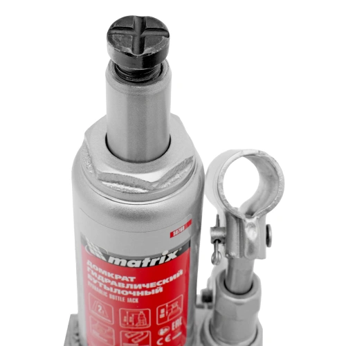 Домкрат гидравлический бутылочный, 2 т, h подъема 158-308 мм Matrix по ценам производителя в Челябинске с доставкой по всей России
