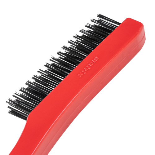 Щетка зачистная трехрядная, закаленная прямая проволока с пластиковой ручкой Matrix по ценам производителя в Челябинске с доставкой по всей России