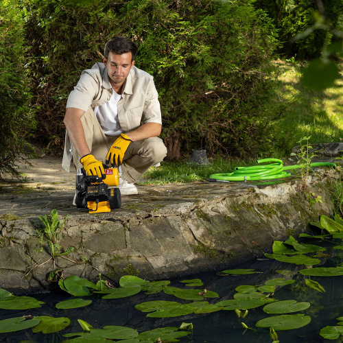 Насосная станция PS500C, 500 Вт, напор 35 м, 2200 л/ч, ресивер 2 л, блок управления Denzel по ценам производителя в Челябинске с доставкой по всей России