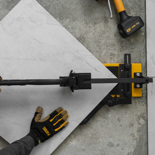 Плиткорез рельсовый 1200х16мм, каретка на подш., стальная станина, усил. рукоятка-пенал Denzel по ценам производителя в Челябинске с доставкой по всей России