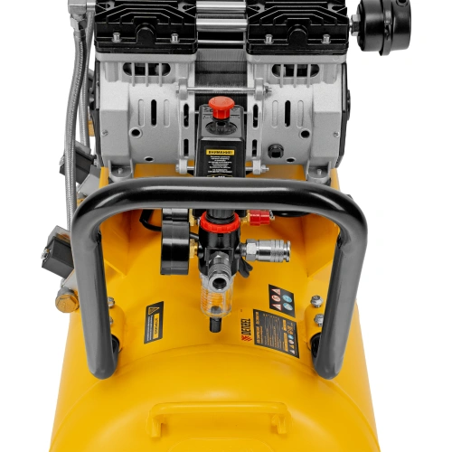 Компрессор безмасляный, малошумный  DLS 2250/100, 2250 Вт, 3x750, 100 л, 410 л/мин блок управления/ Denzel по ценам производителя в Челябинске с доставкой по всей России