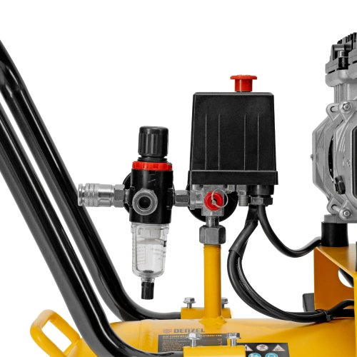 Компрессор безмасляный, малошумный DLS 1800/100,1800 Вт, 3x600, 100 л, 345 л/мин Denzel по ценам производителя в Челябинске с доставкой по всей России