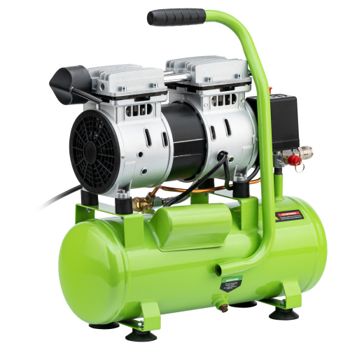 Компрессор безмаслянный малошумный МБ 750/10,750 Вт, 10 л, 150 л/мин Сибртех по ценам производителя в Челябинске с доставкой по всей России