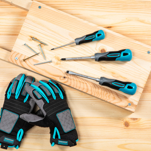 Набор отверток комбинированный 3 шт, S2, трехкомпонентная рукоятка Gross по ценам производителя в Челябинске с доставкой по всей России