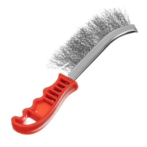 Щетка металлическая фосфатированная, пластиковая ручка Matrix по ценам производителя в Челябинске с доставкой по всей России