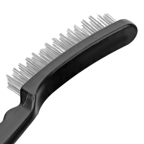 Щетка четырехрядная металлическая с пластмассовой ручкой Sparta по ценам производителя в Челябинске с доставкой по всей России