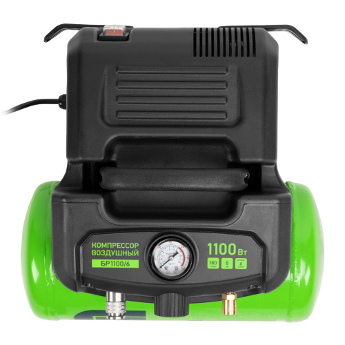 Компрессор воздушный безмаслянный BL 1100/6 1100Вт, ресивер 6 литров, 180 л/мин Сибртех по ценам производителя в Челябинске с доставкой по всей России