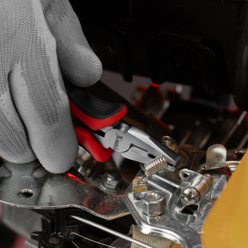 Плоскогубцы Mini, 130 мм, никелированные, авторазжим, двухкомпонентные рукоятки Matrix по ценам производителя в Челябинске с доставкой по всей России