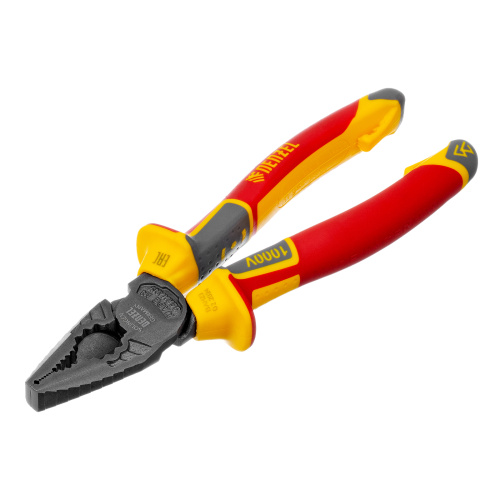 Плоскогубцы комбинированные, диэлектрические трехкомпонентные рукоятки до 1000 В, 180 мм Denzel по ценам производителя в Челябинске с доставкой по всей России