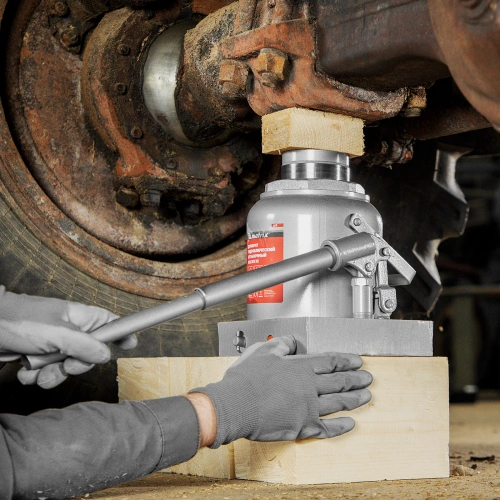 Домкрат гидравлический бутылочный, 50 т, h подъема 236-356 мм Matrix по ценам производителя в Челябинске с доставкой по всей России