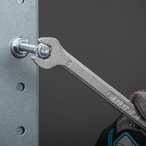 Ключ комбинированный трещоточный, 8 мм, количество зубьев 100 Gross по ценам производителя в Челябинске с доставкой по всей России