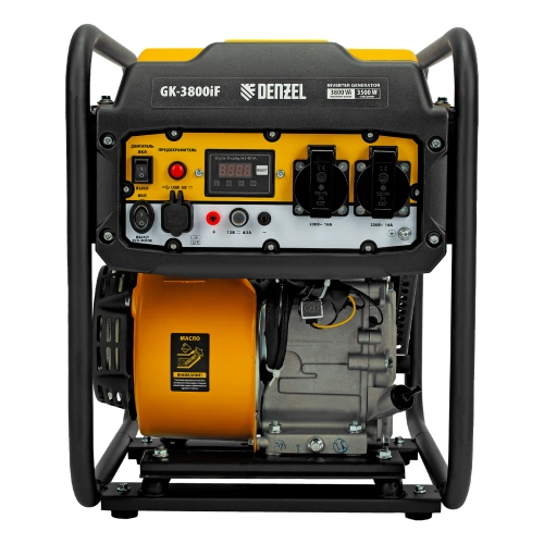 Генератор инверторный GK-3800iF, 3,8 кВт, 230 В, ручной старт DENZEL по ценам производителя в Челябинске с доставкой по всей России