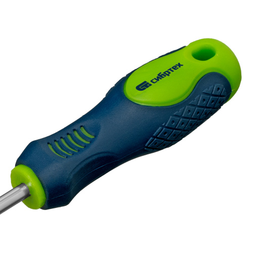 Отвертка, SL5 х 100 мм, CrV, двухкомпонентная рукоятка Сибртех по ценам производителя в Челябинске с доставкой по всей России