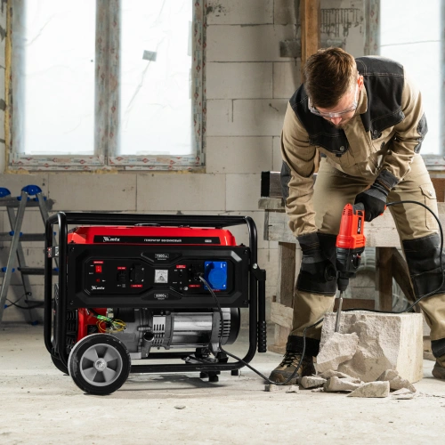 Генератор бензиновый RS-9000, 7 кВт, 230В, ручной стартер MTX по ценам производителя в Челябинске с доставкой по всей России