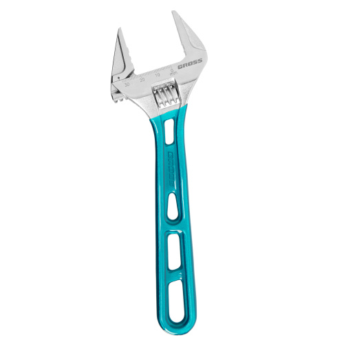 Ключ разводной 200 мм, CrV, облегченный Gross по ценам производителя в Челябинске с доставкой по всей России