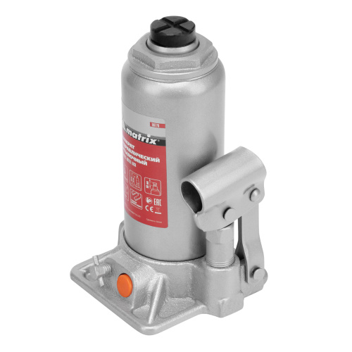 Домкрат гидравлический бутылочный, 5 т, h подъема 197-382 мм, в пластиковом кейсе Matrix по ценам производителя в Челябинске с доставкой по всей России