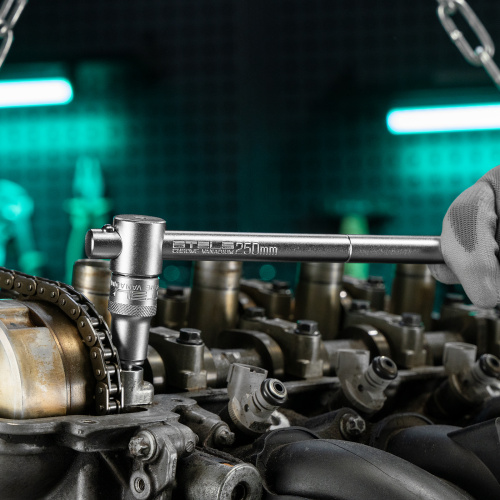 Набор торцевых головок с трещоткой 1/2", 24 предмета Stels по ценам производителя в Челябинске с доставкой по всей России