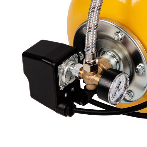 Насосная станция PS1000Х, 1000 Вт, 3500 л/ч, ресивер 24 л, подъем 44 м, нержавейка Denzel по ценам производителя в Челябинске с доставкой по всей России