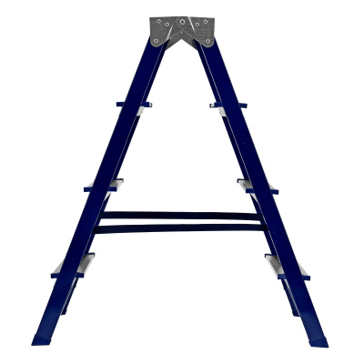 Стремянка двусторонняя 4 ступени, стальная, Сибртех по ценам производителя в Челябинске с доставкой по всей России