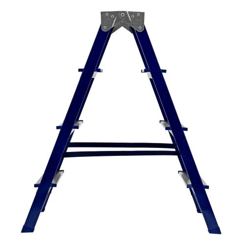 Стремянка двусторонняя 4 ступени, стальная, Сибртех по ценам производителя в Челябинске с доставкой по всей России