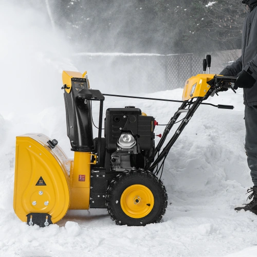 Бензиновая снегоуборочная машина SBL 711D PRO, 302cc, эл.старт, фара, обогрев, блок. дифф. Denzel по ценам производителя в Челябинске с доставкой по всей России