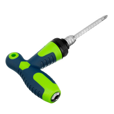 Отвертка реверсивная Т-образная комбинированная PH2/SL6, CrV Сибртех по ценам производителя в Челябинске с доставкой по всей России