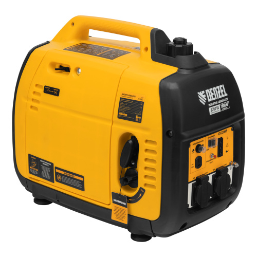 Генератор инверторный GT-2200iS, 2.2 кВт, 230 В, бак 4 л, закрытый корпус, ручной старт Denzel по ценам производителя в Челябинске с доставкой по всей России