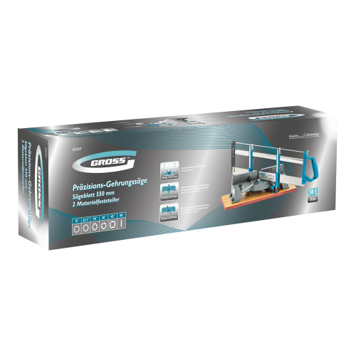 Стусло прецизионное, пила 550 мм, две прижимные струбцины Gross по ценам производителя в Челябинске с доставкой по всей России