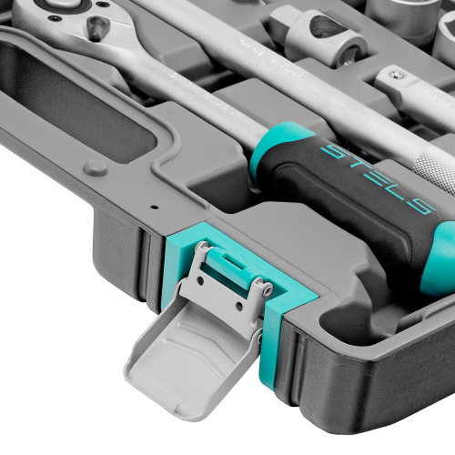 Набор инструментов, 1/2", CrV, пластиковый кейс 31 предмет Stels по ценам производителя в Челябинске с доставкой по всей России