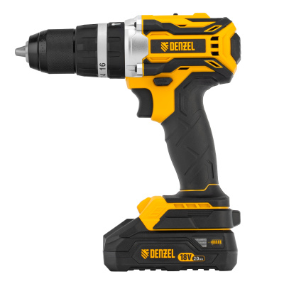 Дрель-шуруповерт аккумуляторная ударная бесщет CIDB-18-02, Li-Ion, 18 В Denzel по ценам производителя в Челябинске с доставкой по всей России