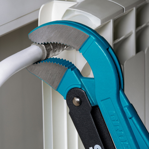 Ключ трубный рычажный 3, №4, цельнокованый, CrV, тип "S" Gross по ценам производителя в Челябинске с доставкой по всей России