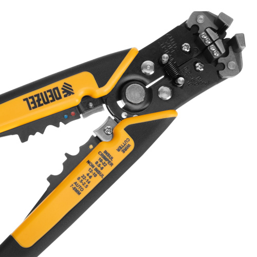 Щипцы для зачистки электропроводов 0,2-6 мм², функция обрезания проводов Denzel по ценам производителя в Челябинске с доставкой по всей России