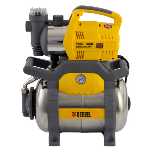 Насосная станция PSХ950X, Х-Pro, 950 Вт, 3300 л/ч, ресивер 24 л, подъем 38 м, нержавейка Denzel по ценам производителя в Челябинске с доставкой по всей России