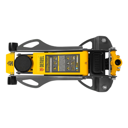 Домкрат гидравлический подкатной, 3 т, 75-500 мм, быстрый подъем, низкий подхват, проф. Denzel по ценам производителя в Челябинске с доставкой по всей России