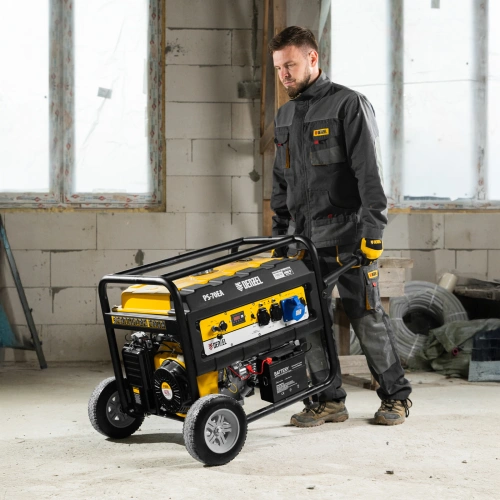 Генератор бензиновый PS 70 EA, 7.0 кВт, 230 В, 25 л, коннектор автоматики, электростартер Denzel по ценам производителя в Челябинске с доставкой по всей России