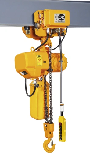Таль передвижная  7,5т 24 м 380В электрическая цепная TOR HHBD-03T по ценам производителя в Челябинске с доставкой по всей России