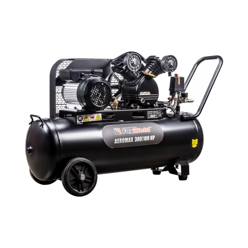 Компрессор масляный ременной AEROMAX 380/100 HP купить в Москве с доставкой по всей России | ProtosMarket.ru