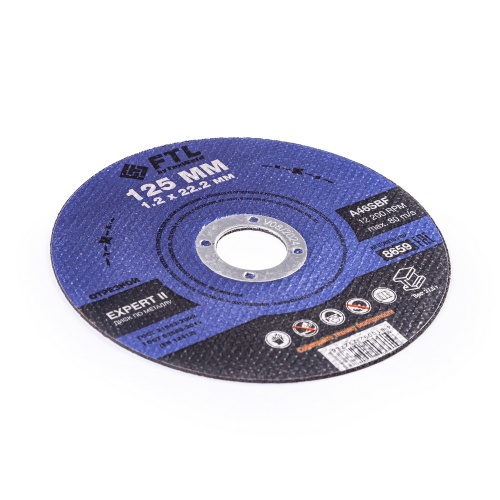 Круг отрезной по металлу FTL Expert II 125 х 1,2 х 22,2 мм A46SBF по ценам производителя в Челябинске с доставкой по всей России