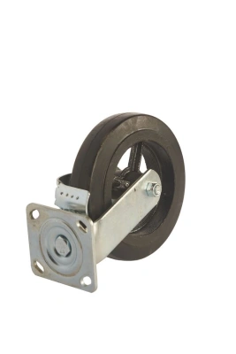 Колесо большегрузное поворотное SCdb 80 200 мм обрезиненное с тормозом (N) по ценам производителя в Челябинске с доставкой по всей России